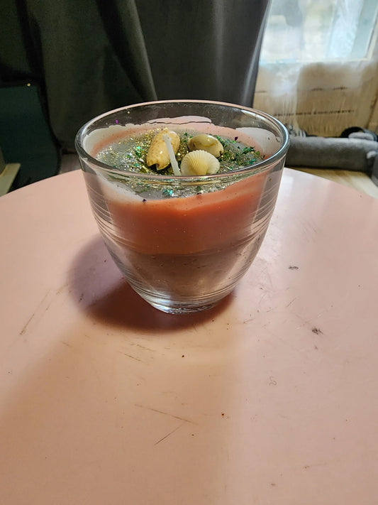 Bougie artisanale – Souffle marin & coquillages - Tiffany'sCrea 16.00