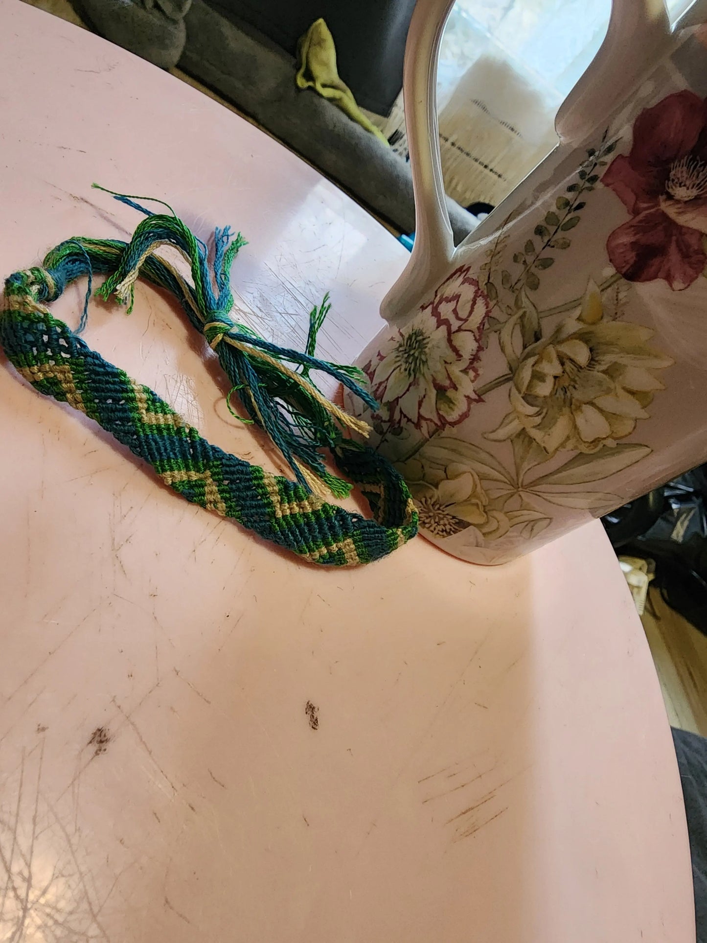 Bracelet Triangle – Vert & Bleu - Tiffany'sCrea