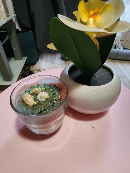 Bougie artisanale – Souffle marin & coquillages - Tiffany'sCrea 16.00