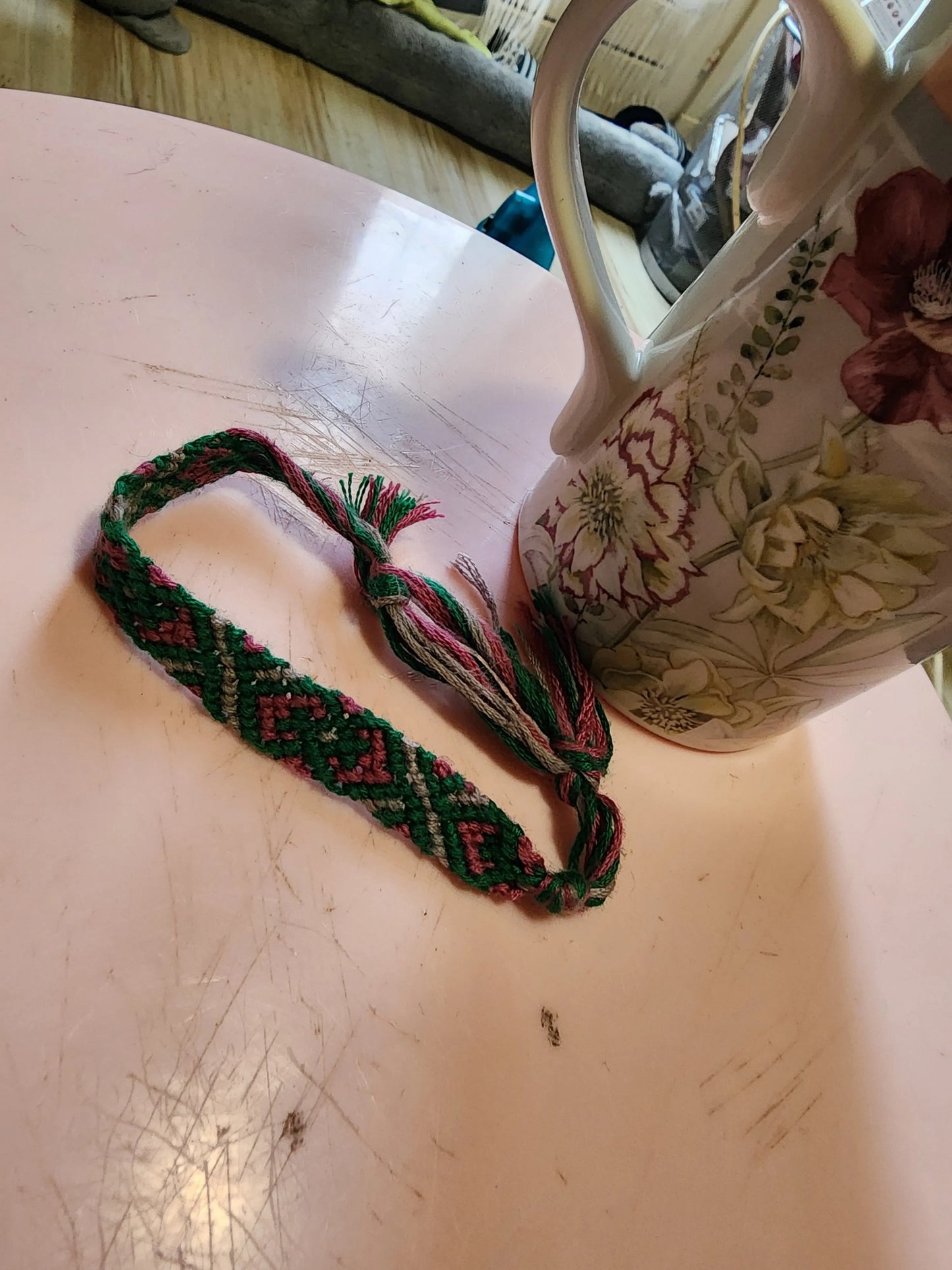 Bracelet brésilien croix + losange - Tiffany'sCrea