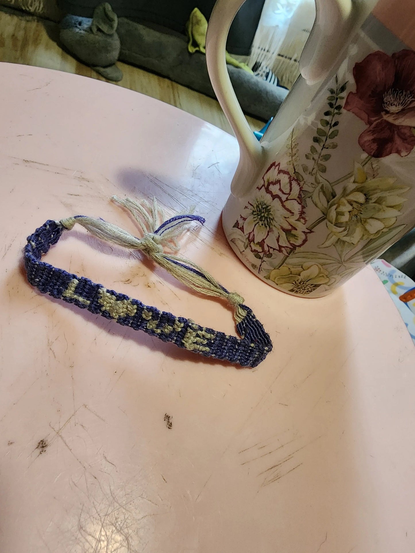 Bracelet brésilien prénom - Love - Tiffany'sCrea