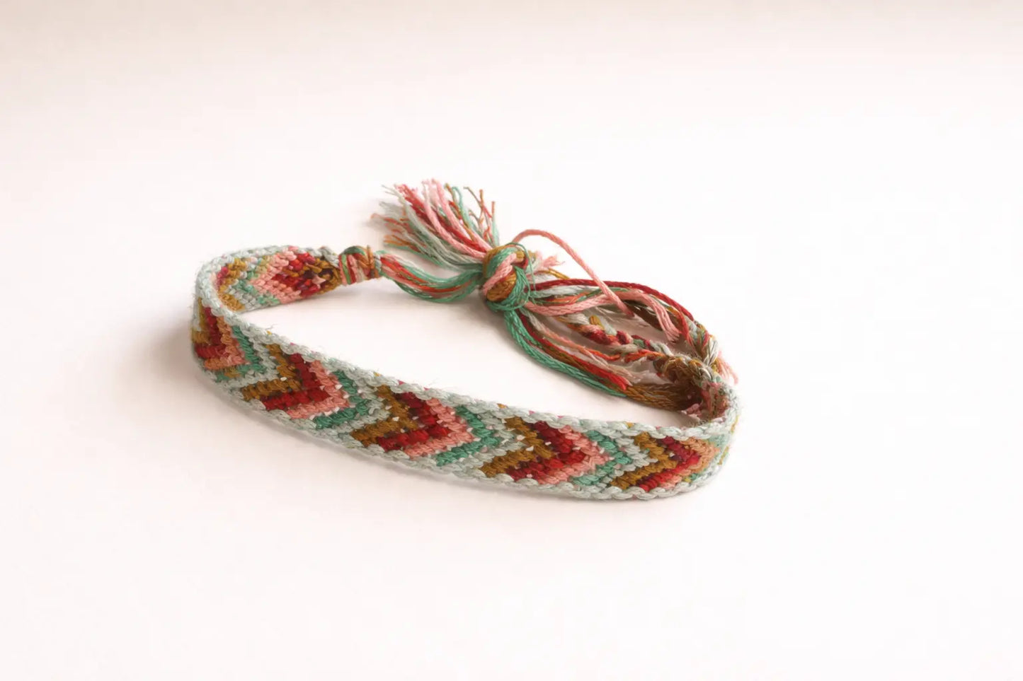 Bracelet brésilien chevron avec bordure Tiffany'sCrea